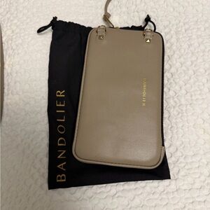 Bandolier Beige Crossbody Phone Case And strap!